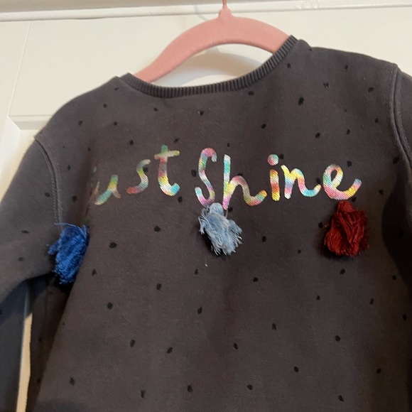 $15 ADD ON Zara Sweatshirt‎ Dress Toddler Kids Just Shine Sweatshirt 3-4Y 3t 4T - Picture 2 of 4